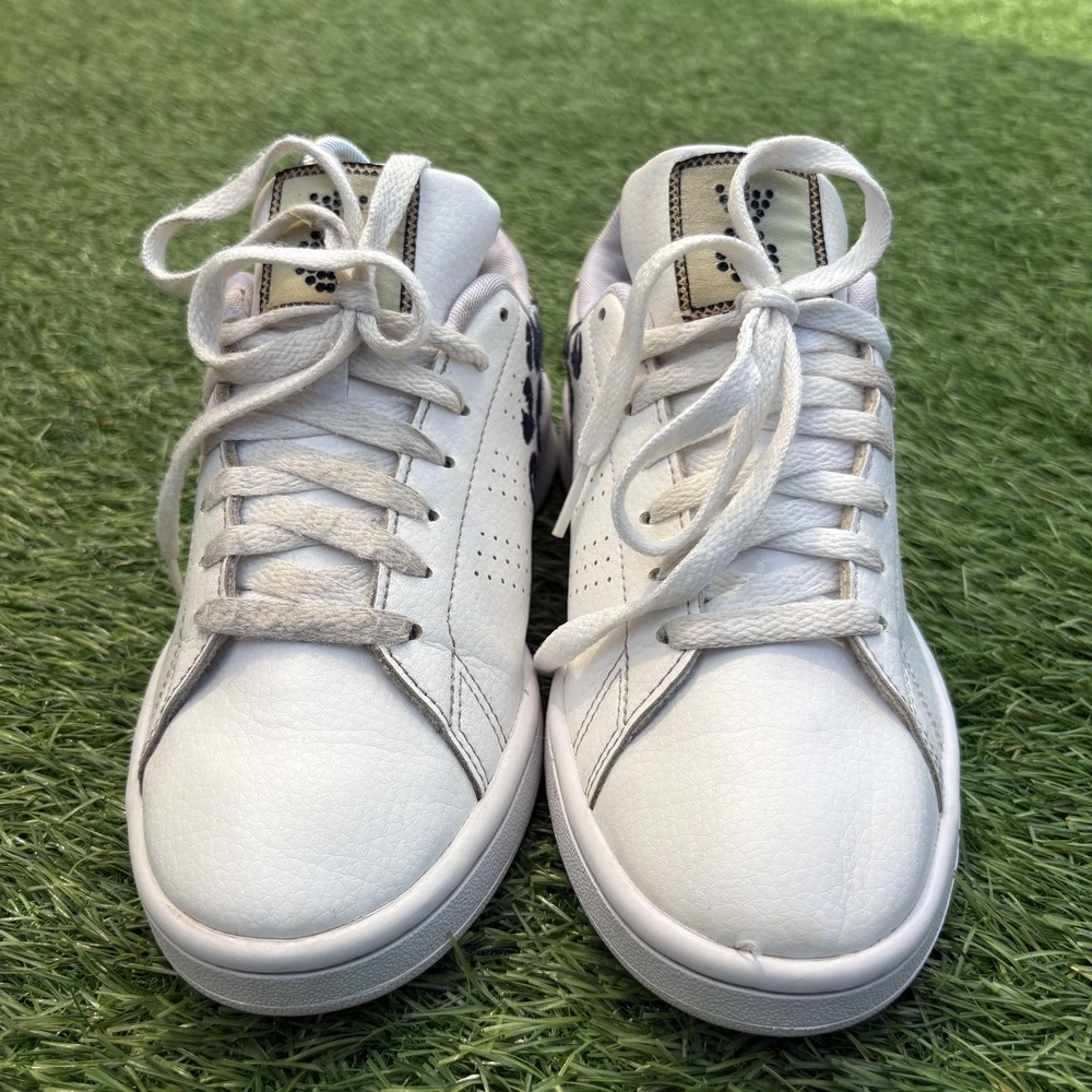 Adidas Farm Rio Advantage Court Shoes Womens Size 6 White Animal Print GZ4044 - Picture 3 of 12